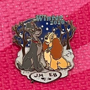 lady and the tramp winter 2018 disneyland pin
